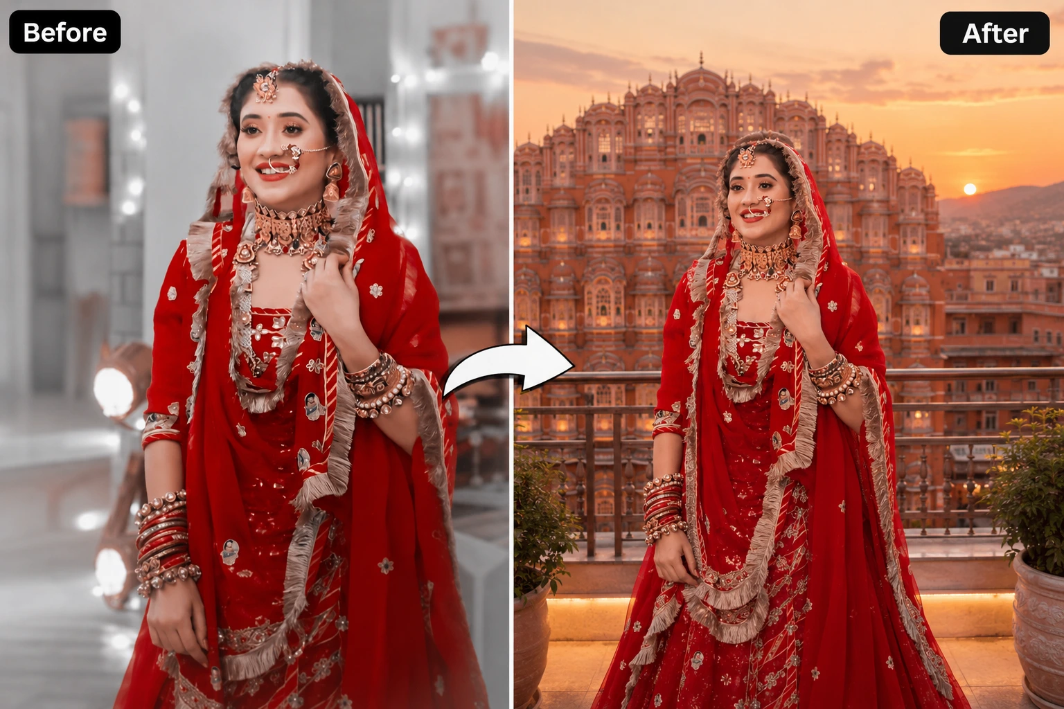 Jaipur Royal Look AI Prompt